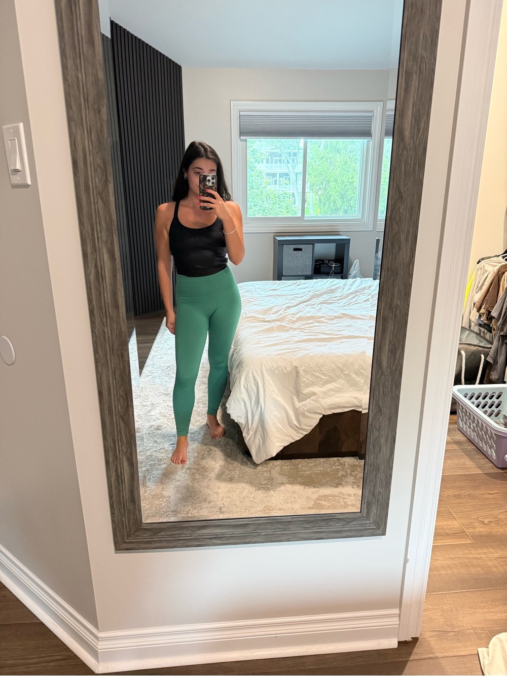 SET Active Seamless High-Rise Leggings - Teal Green